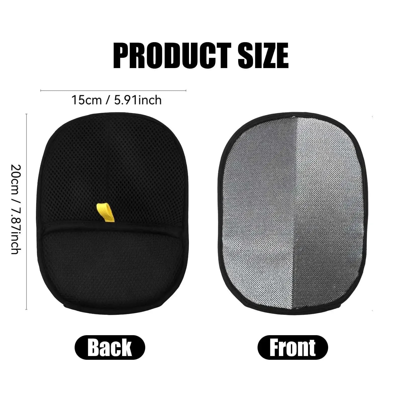 Double-Sided Pet Grooming Gloves - Reusable Dog & Cat Hair Remover for Fur, Carpets & Sofas