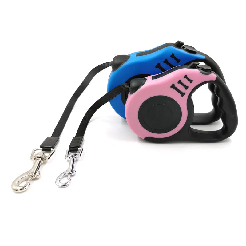 Retractable Dog Leash - Automatic 3M/5M Traction Rope for Small, Medium & Large Dogs