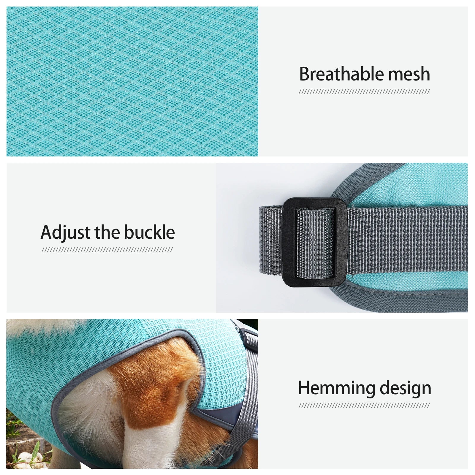 Instant Cooling Dog Vest – Soak, Wring & Go
