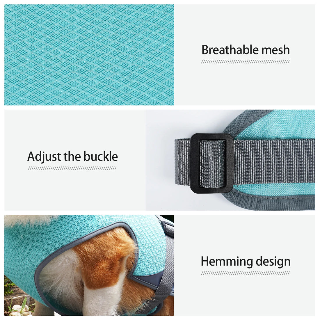 Instant Cooling Dog Vest – Soak, Wring & Go