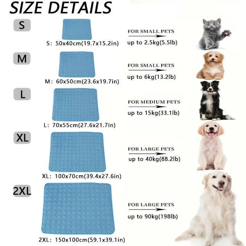 Self-Cooling Dog Mat – Instant Chill, No Water or Power